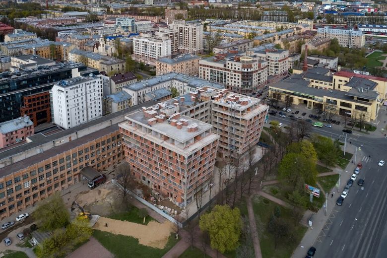 ЖК бизнес-класса «Fusion»: ход строительства На фото —ЖК «Fusion»: ход строительства