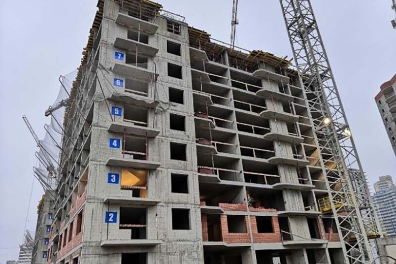 ЖК «Лондон Парк» проект строительной компании Л1 На фото - ЖК «Лондон Парк»: ход строительства 3 этапа