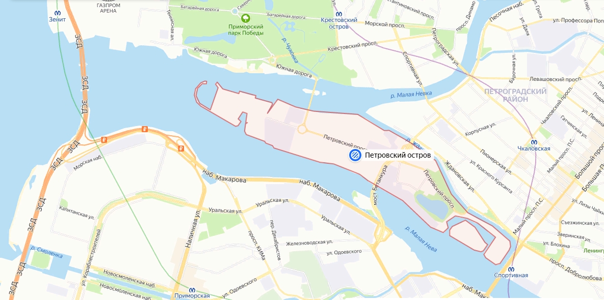 Расположение Петровского острова На фото — карта Петровского острова